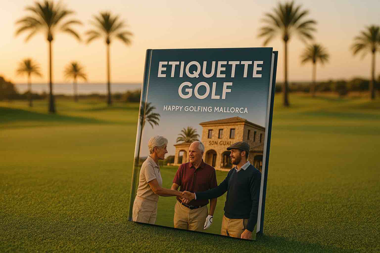 Book on the green about Etiquette in Golf