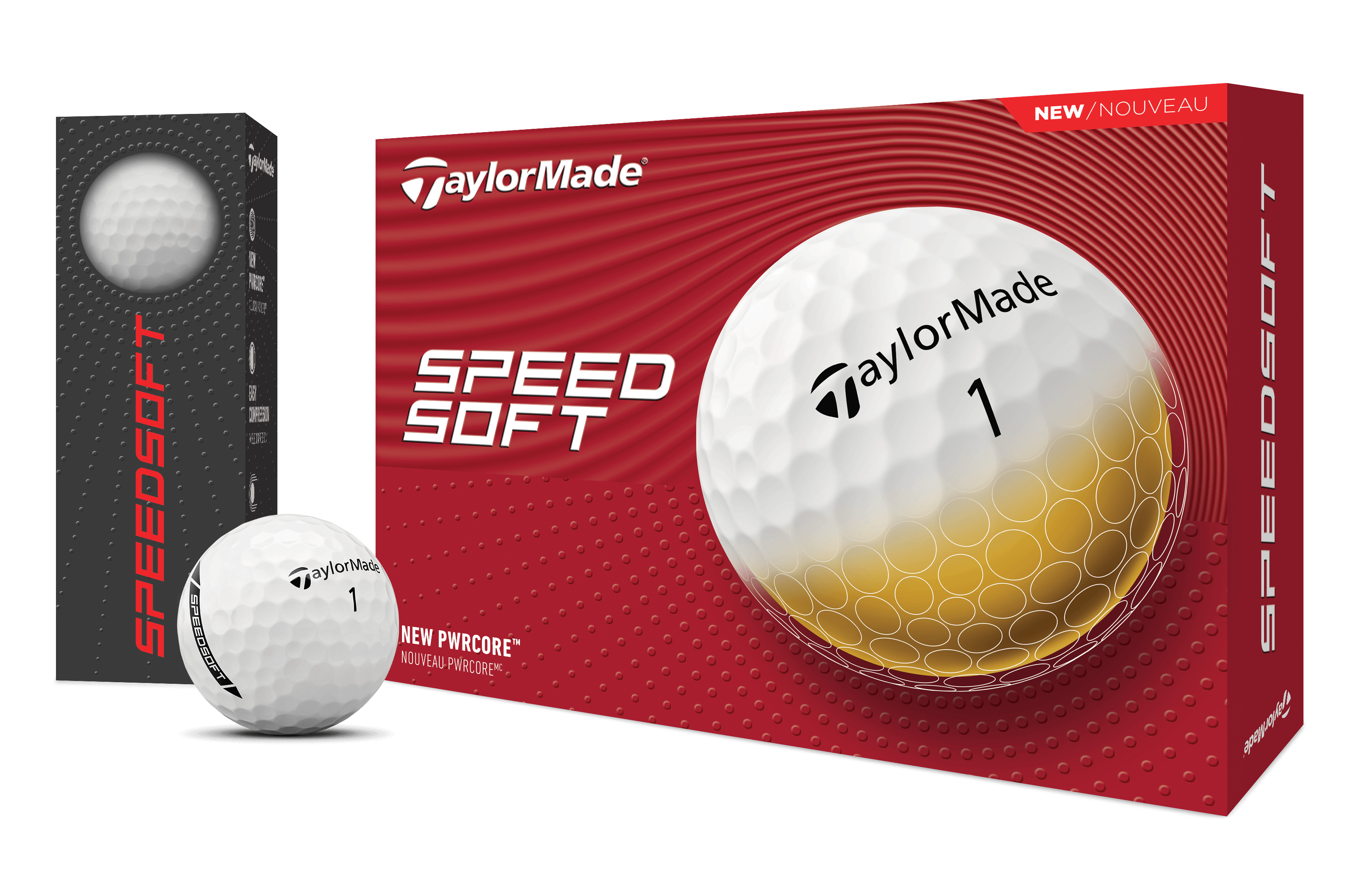 Golfball from TaylorMade SPEEDSOFT