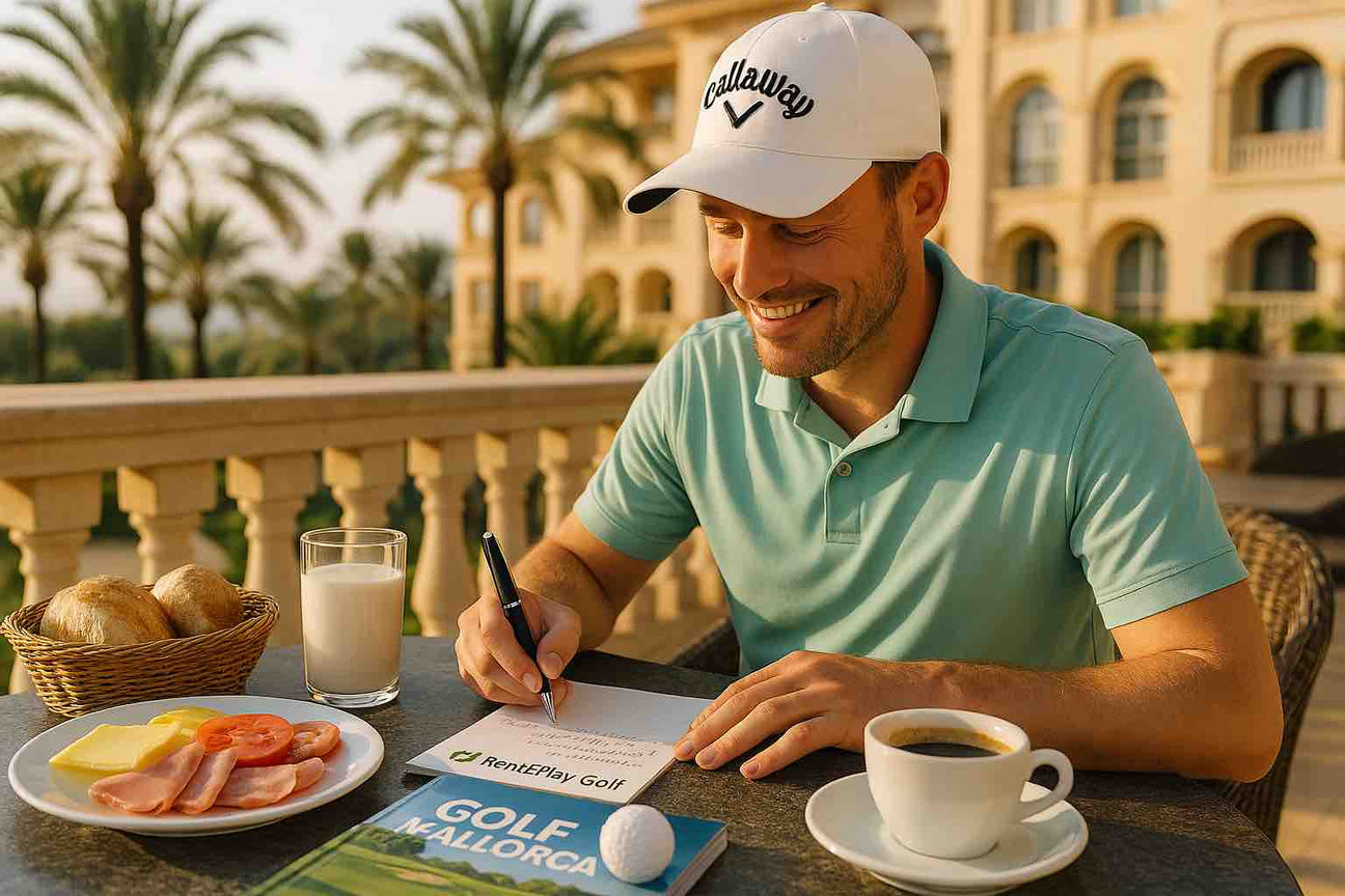 Man discovering Golf Mallorca