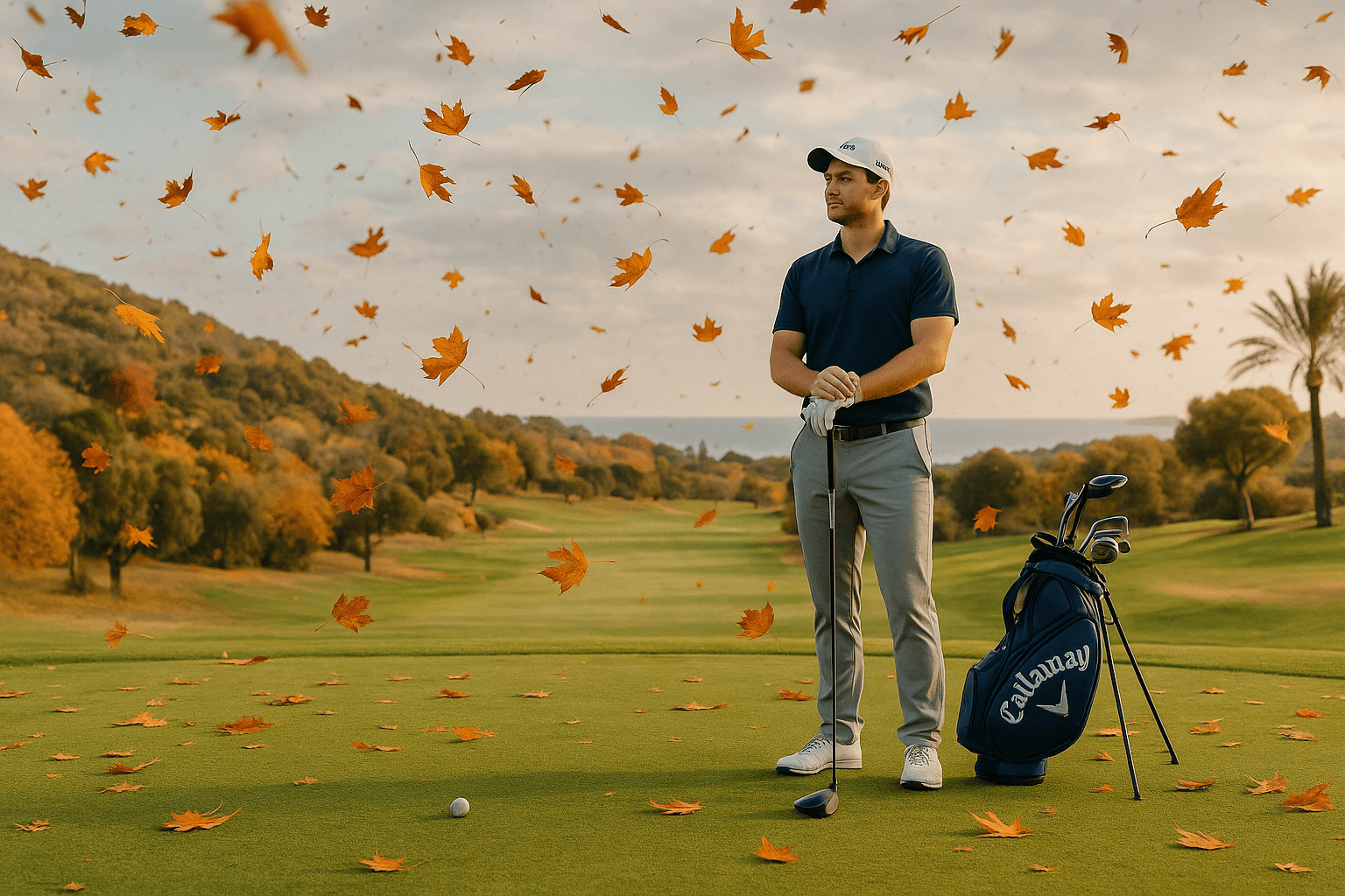 Golf autumn play