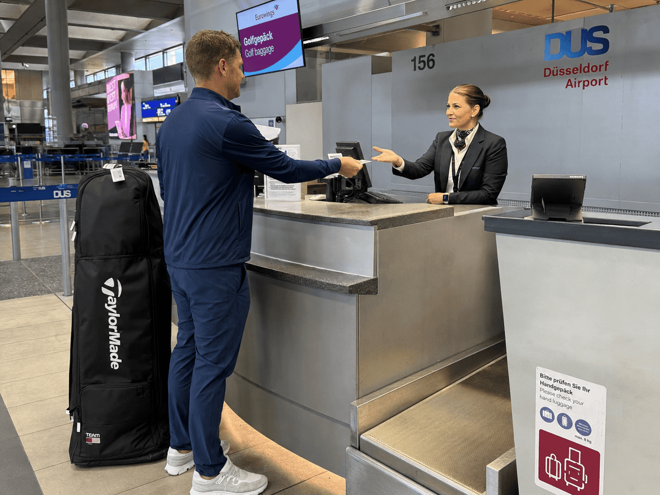Transport charges for golf luggage to Mallorca in 2026