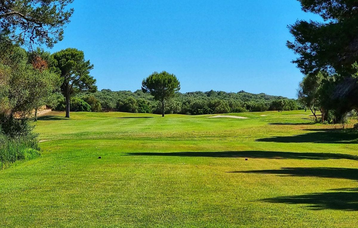 Brett fairway med enstaka träd – Golf Maioris, Mallorca