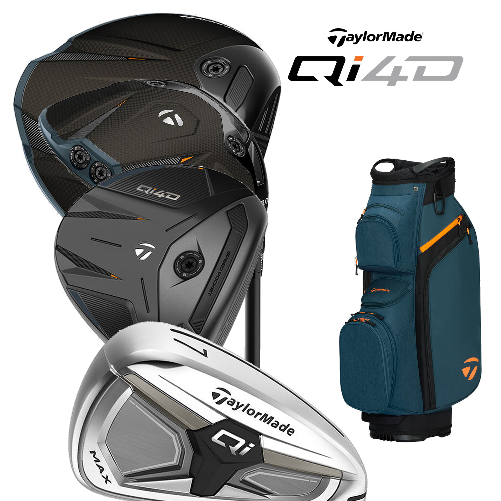 TaylorMade Qi4D (Herr – Styv Stål – Högerhänt)