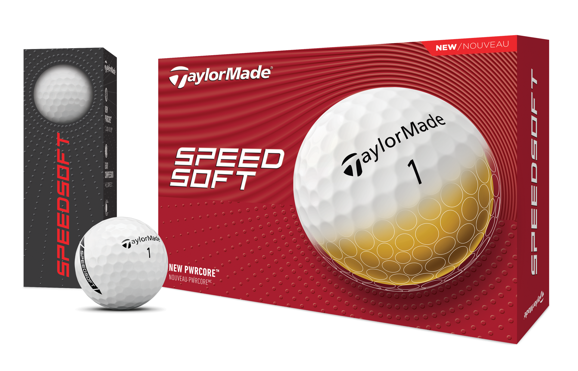 TaylorMade SpeedSoft Golf Balls - 12 pcs