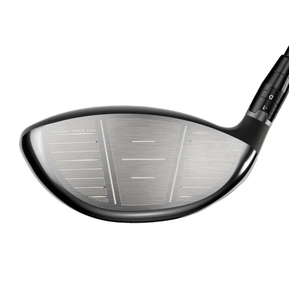 Callaway Rogue 2026 men's graphite golf driver for right-handed players, shown in a sleek design with a black finish.