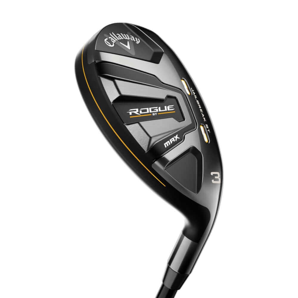 Callaway Rogue 2026 men's golf club with graphite shaft for right-handed players, shown in a close-up image.
