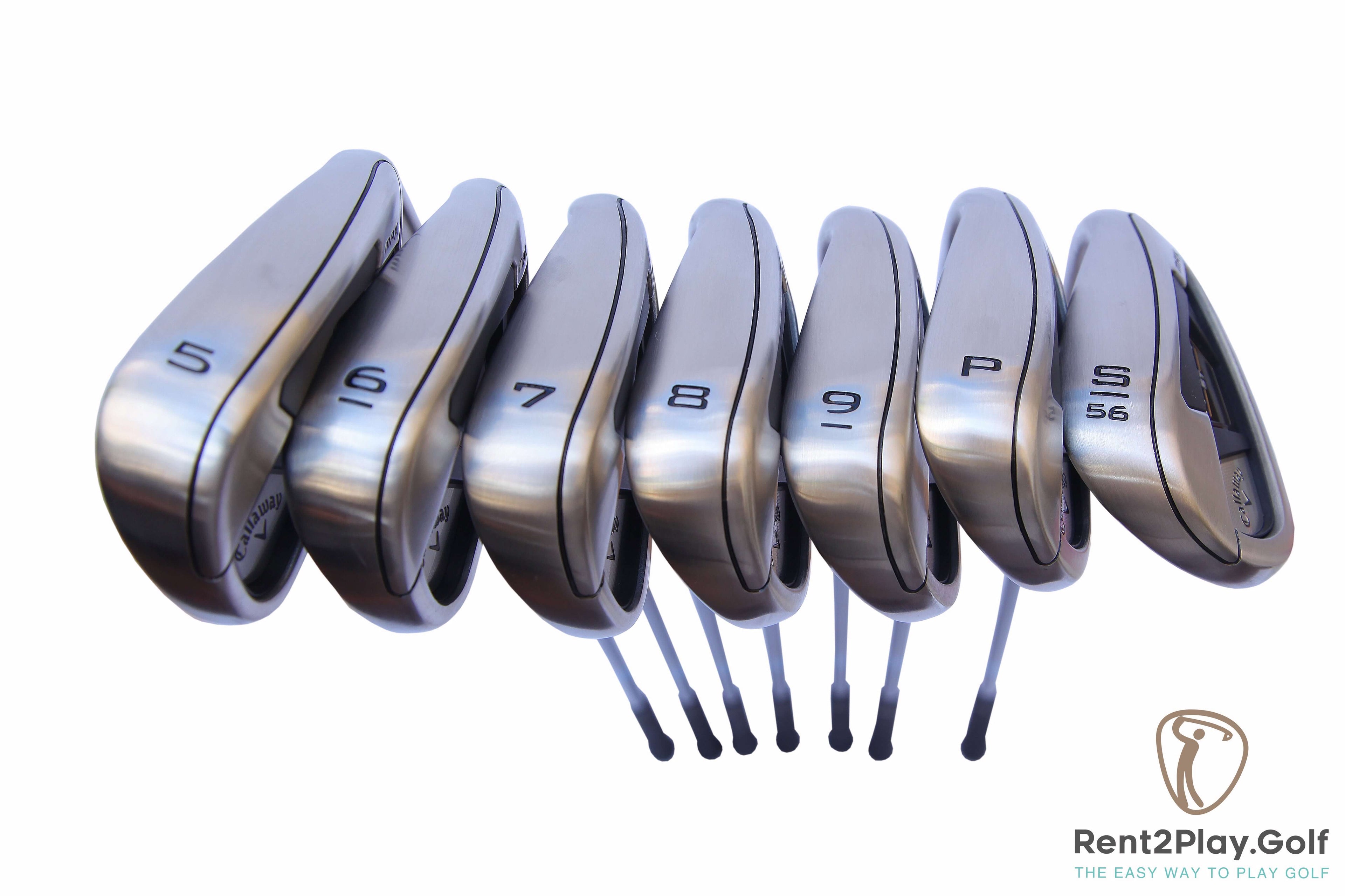 Callaway Rogue men's right-handed graphite golf driver with sleek clubhead and shaft for optimal performance.