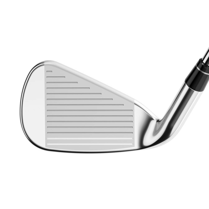 Callaway Rogue men's right-handed golf club with graphite shaft, shown in a close-up view.