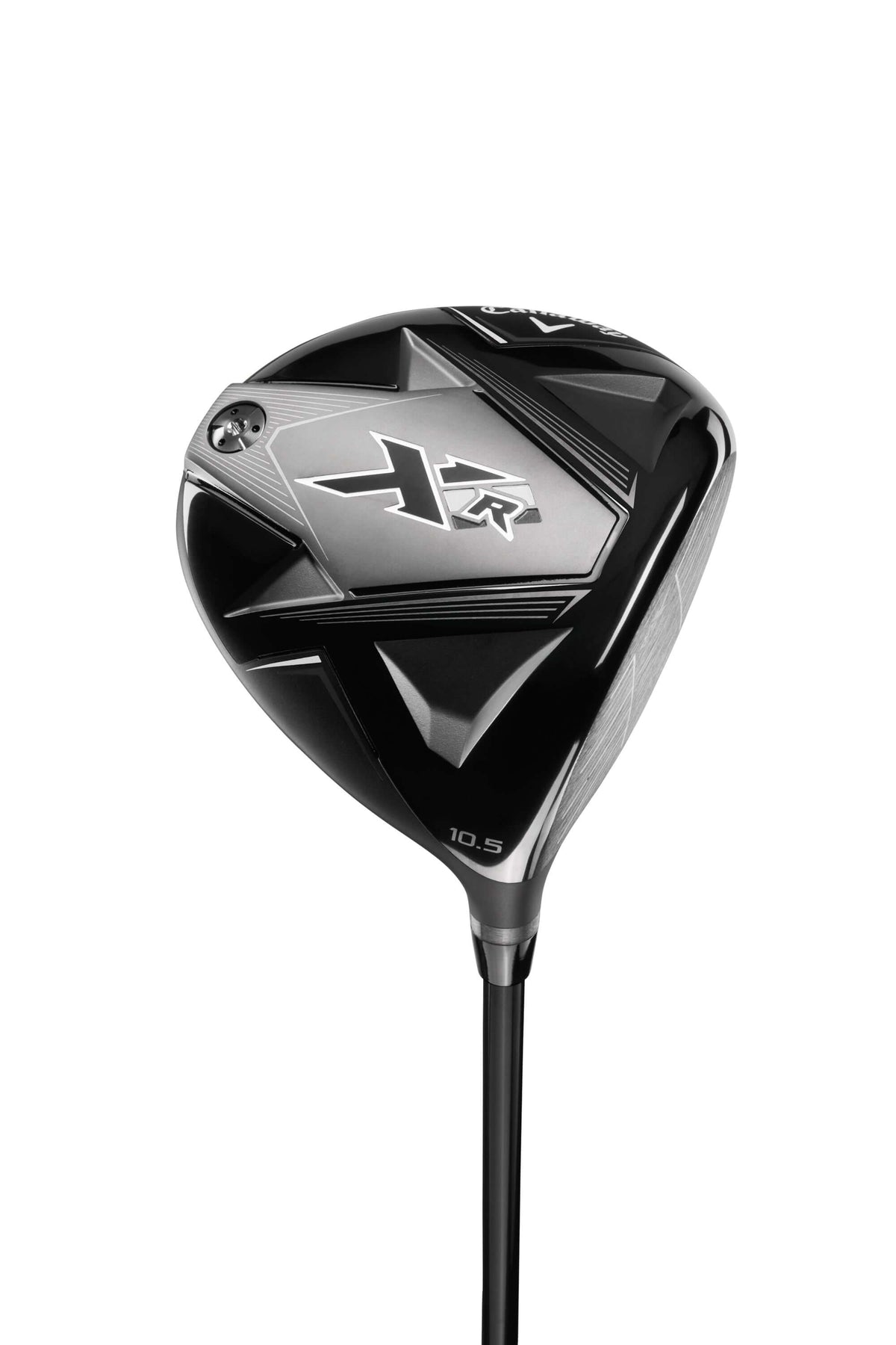 Callaway XR men's right-handed graphite golf club with +1 inch length, shown in a detailed close-up image.