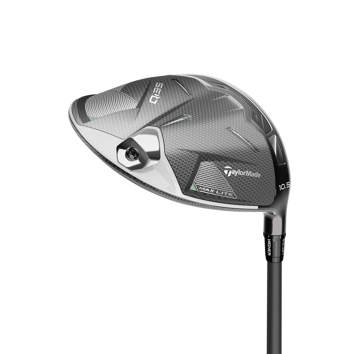 TaylorMade Qi35 golf club with ergonomic grip, part of the Qi35 rental set at Rent2Play.Golf Mallorca.